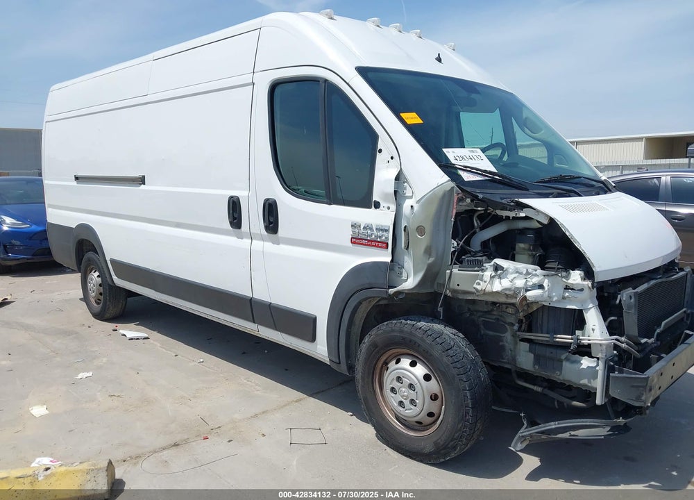 2021 RAM PROMASTER 3500 CARGO VAN HIGH ROOF 159 WB EXT VIN: 3C6MRVJG9ME572754