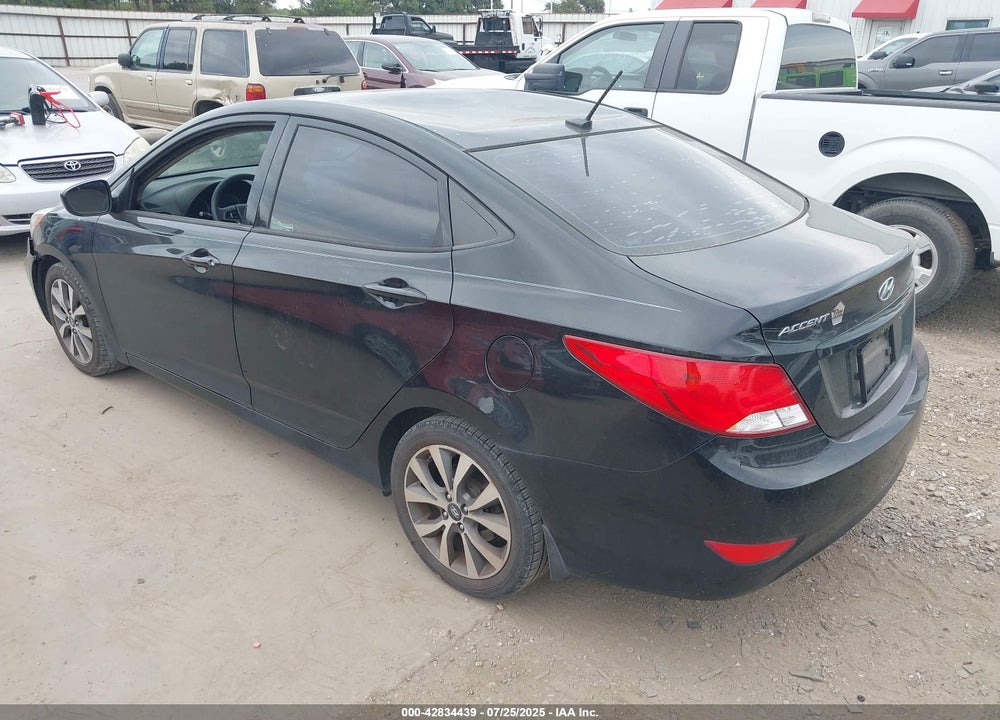 2017 HYUNDAI ACCENT VIN: KMHCT4AE0HU281481