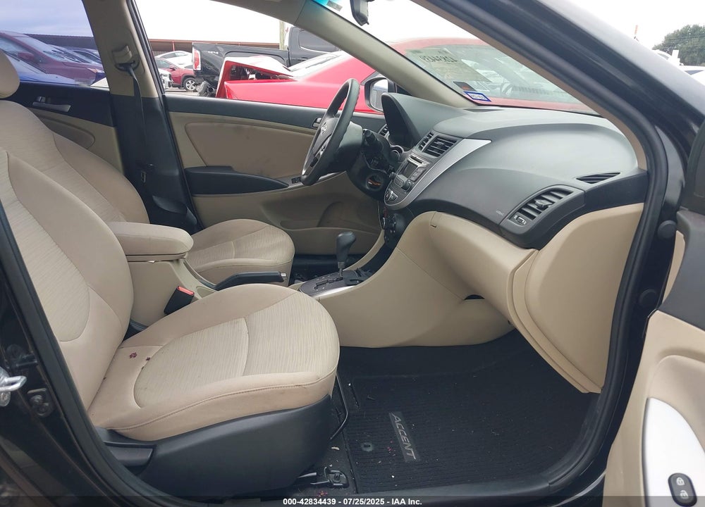 2017 HYUNDAI ACCENT VIN: KMHCT4AE0HU281481