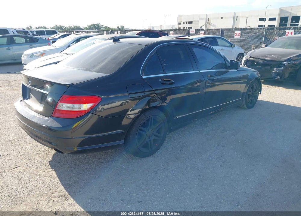 2009 MERCEDES-BENZ C CLASS VIN: WDDGF56X79R057390