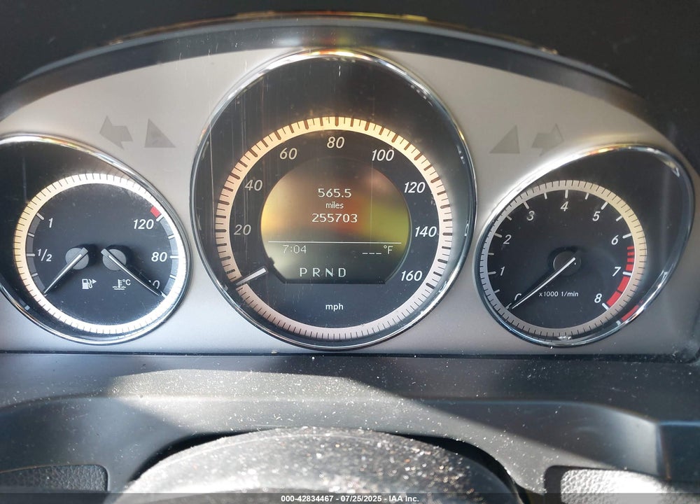 2009 MERCEDES-BENZ C CLASS VIN: WDDGF56X79R057390