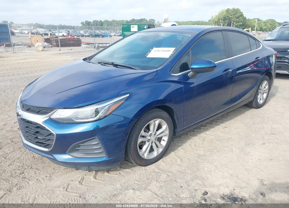 2019 CHEVROLET CRUZE VIN: 1G1BE5SMXK7124951