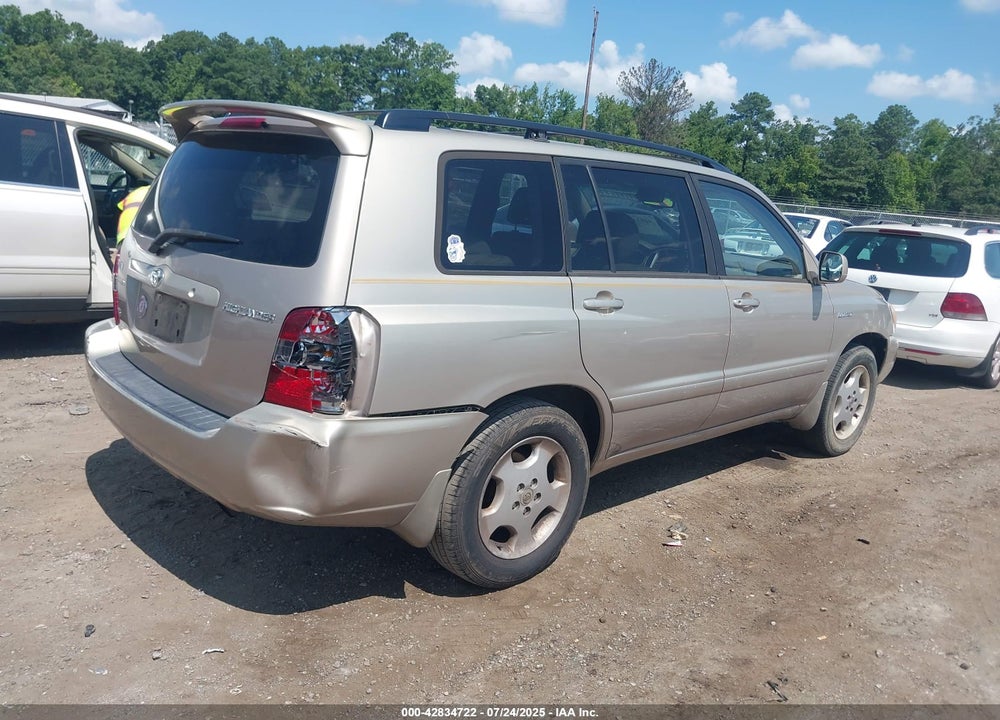2006 TOYOTA HIGHLANDER VIN: JTEDP21A660107350