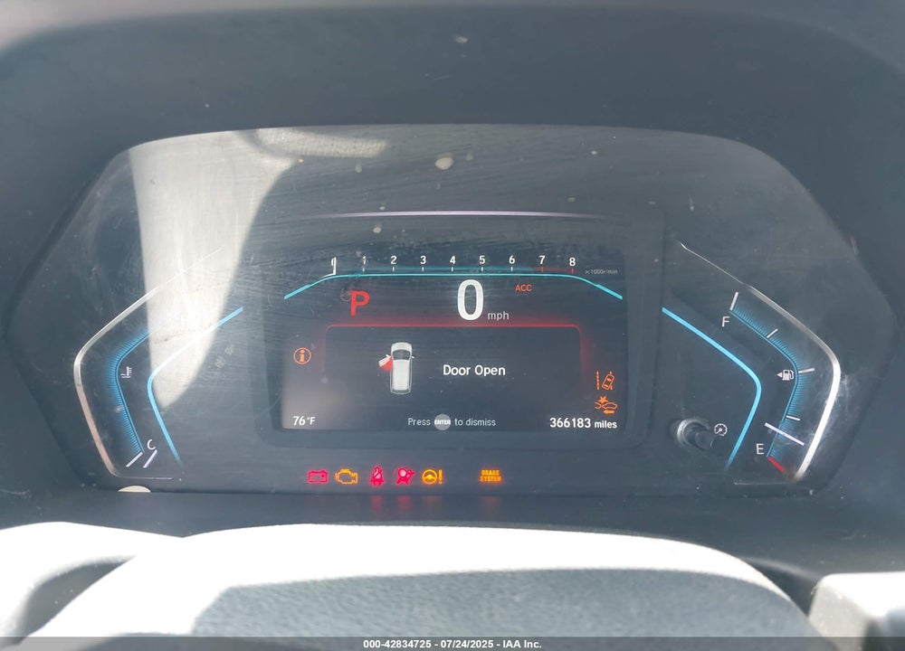 2019 HONDA ODYSSEY EX-L VIN: 5FNRL6H70KB103197