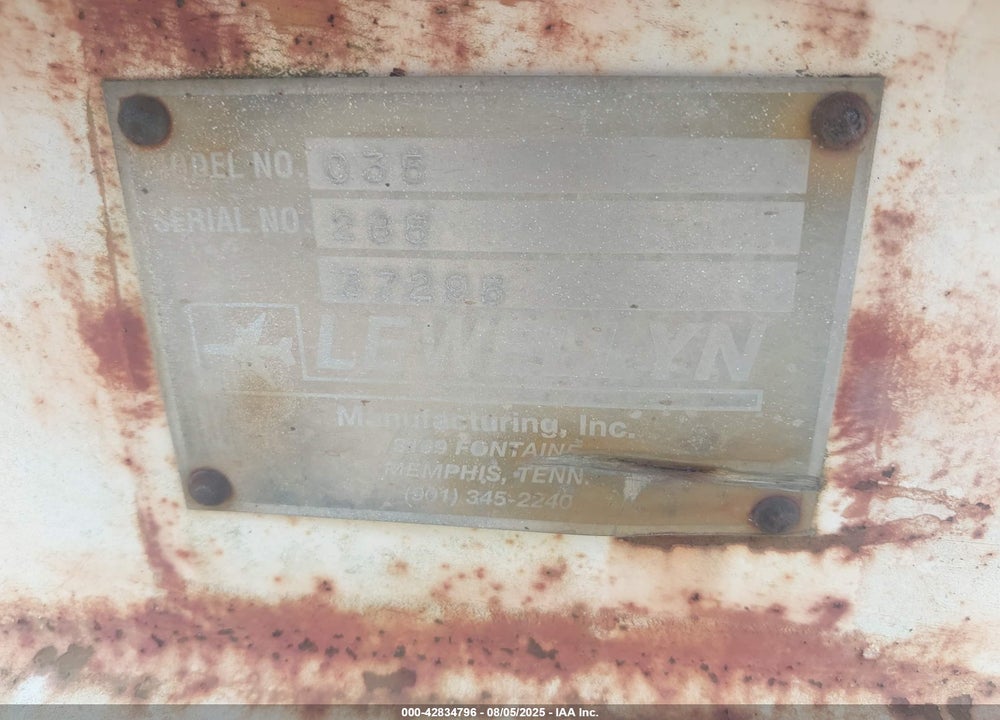 1994 EQUIPMENT STEEL GSE 035 VIN: 00000000000037295