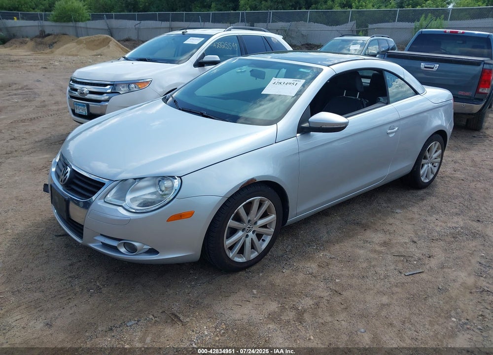 2011 VOLKSWAGEN EOS VIN: WVWBA7AH4BV000625