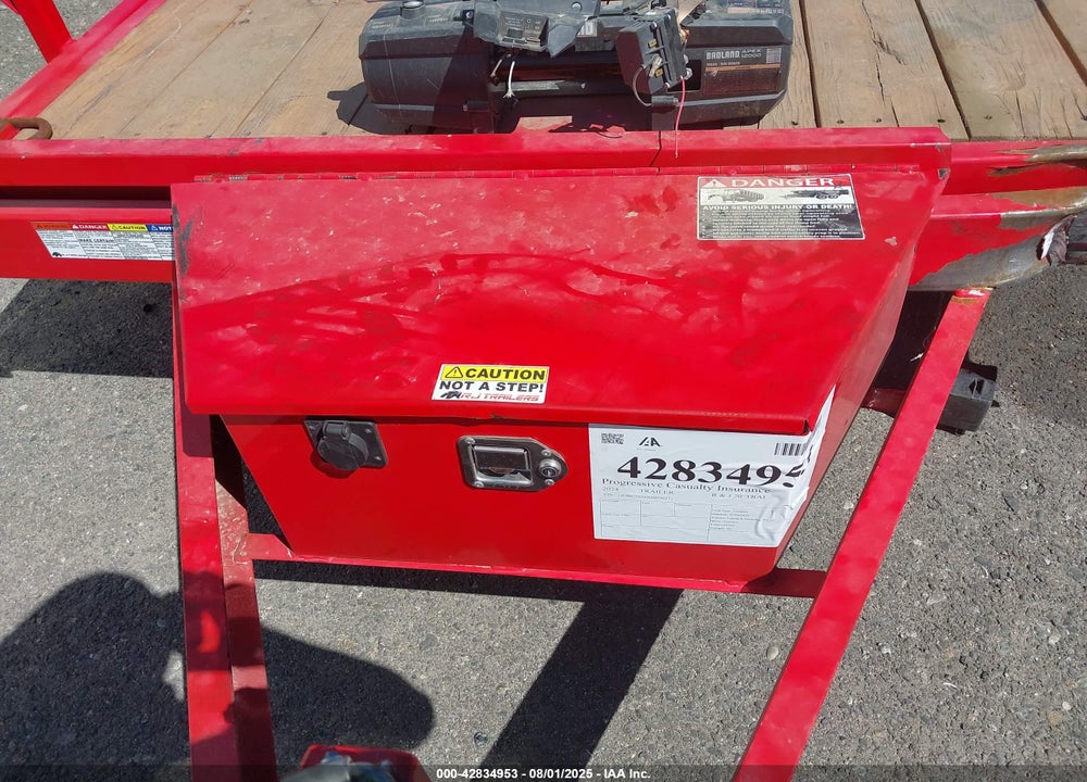 2024 TRAILER R & J 20' VIN: 1R9BE2024RM600271