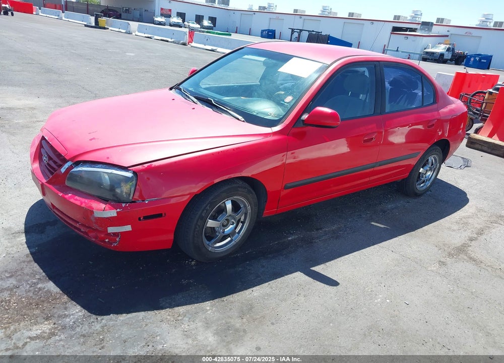 2004 HYUNDAI ELANTRA VIN: KMHDN46D74U804312