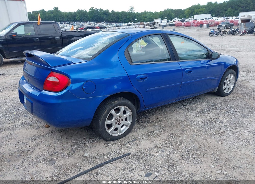 2005 DODGE NEON VIN: 1B3ES56C95D241636