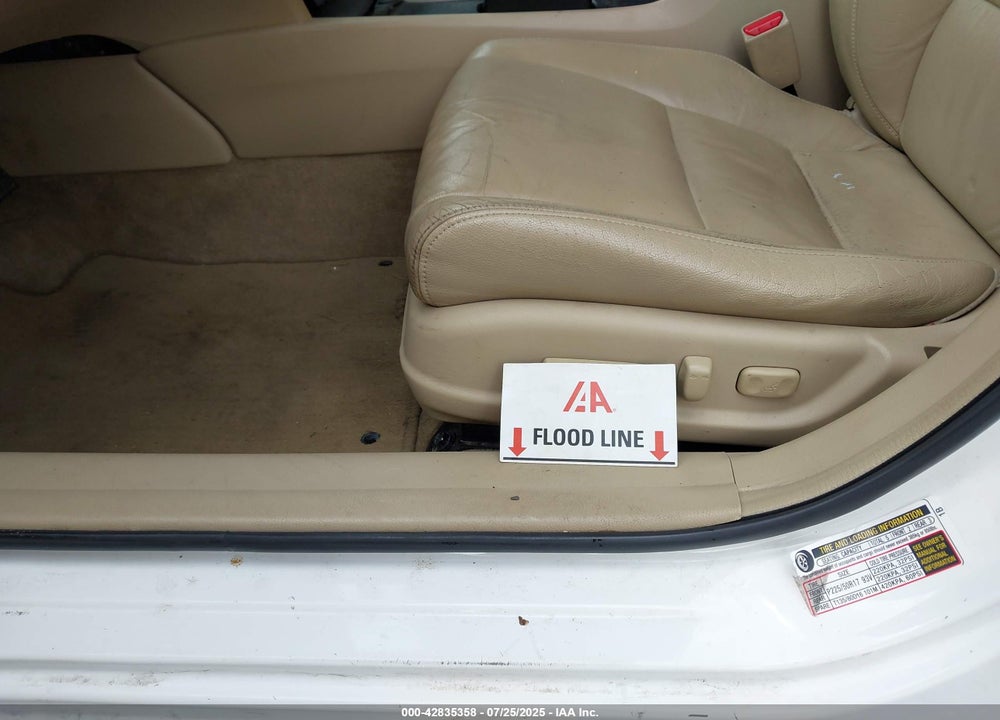 2009 HONDA ACCORD VIN: 1HGCP26859A162071