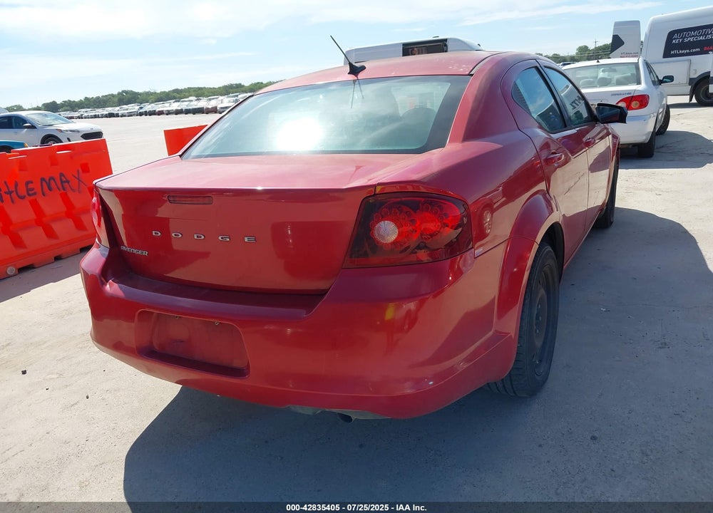 2013 DODGE AVENGER VIN: 1C3CDZAB1DN529055