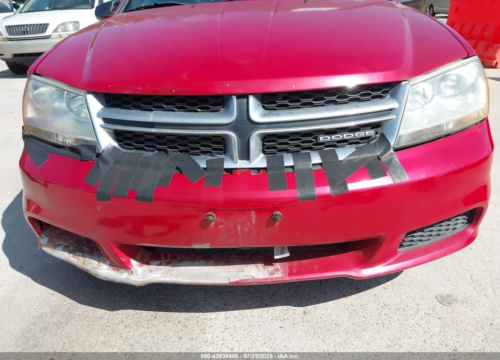 2013 DODGE AVENGER VIN: 1C3CDZAB1DN529055