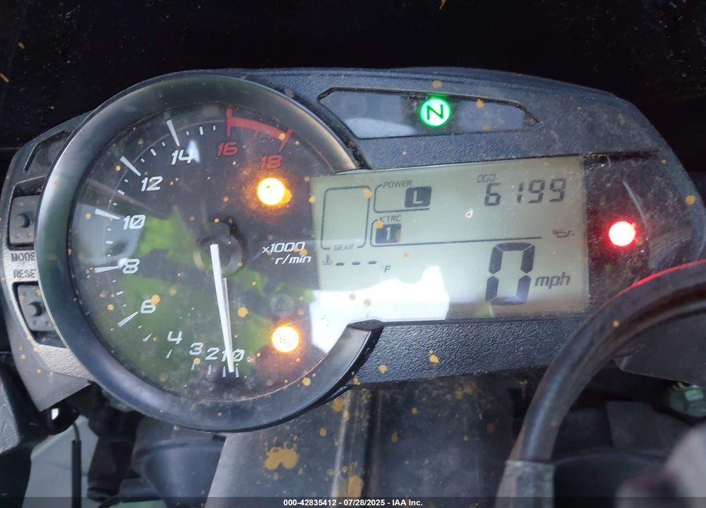 2017 KAWASAKI ZX636 F VIN: JKBZXJF16HA012190