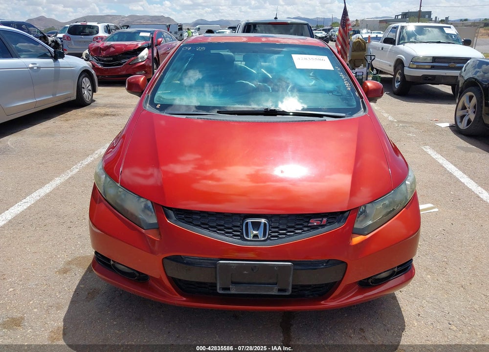 2013 HONDA CIVIC SI VIN: 2HGFG4A53DH702078