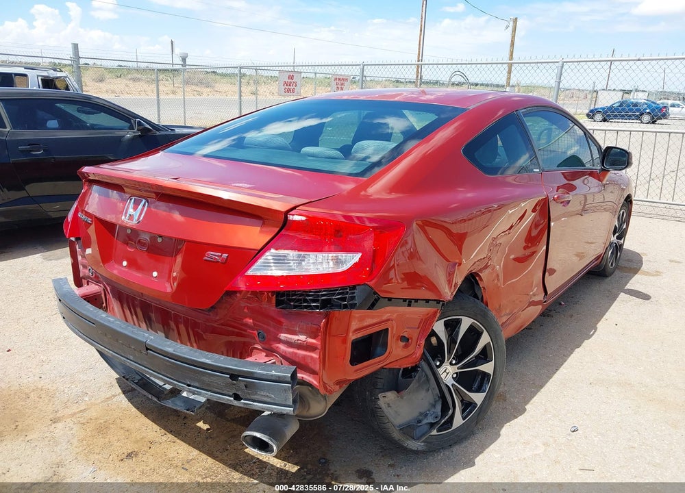 2013 HONDA CIVIC SI VIN: 2HGFG4A53DH702078