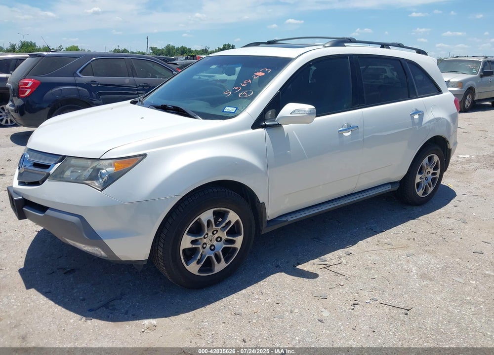 2008 ACURA MDX VIN: 2HNYD28258H536923