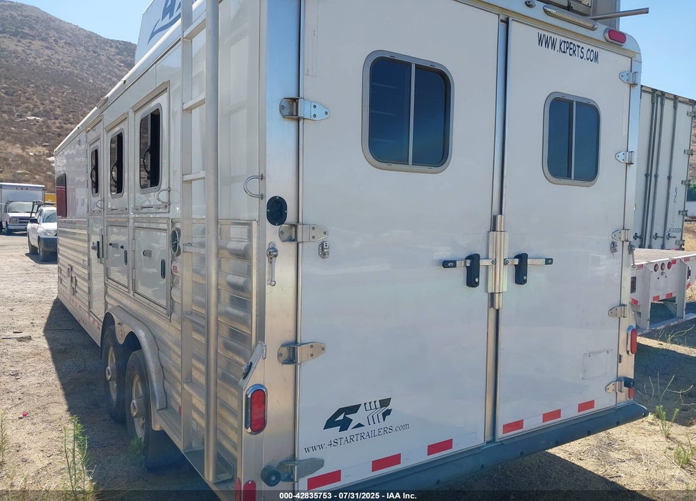 2024 GOOSE NECK HORSE TRAILER VIN: 4FKHG2525R0041421