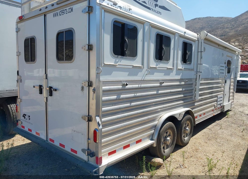 2024 GOOSE NECK HORSE TRAILER VIN: 4FKHG2525R0041421
