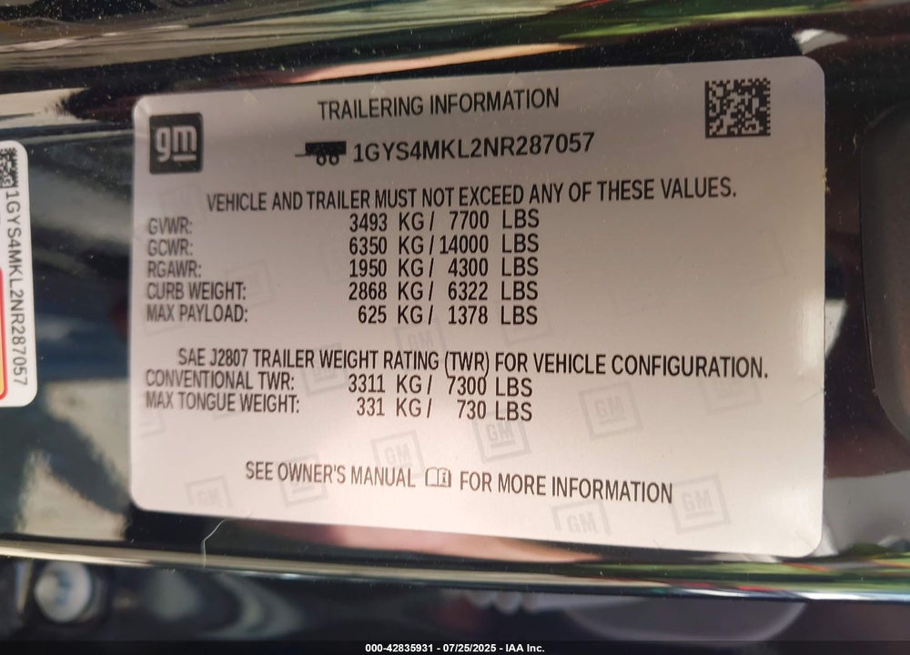 2022 CADILLAC ESCALADE ESV 4WD PREMIUM LUXURY PLATINUM VIN: 1GYS4MKL2NR287057