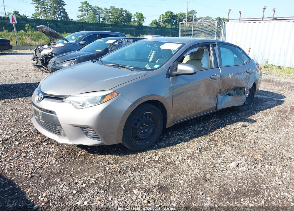 2016 TOYOTA COROLLA VIN: 2T1BURHE8GC596492