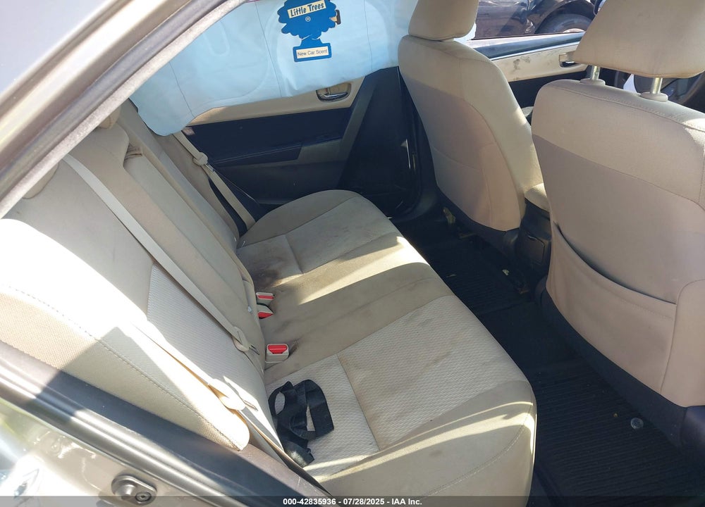 2016 TOYOTA COROLLA VIN: 2T1BURHE8GC596492