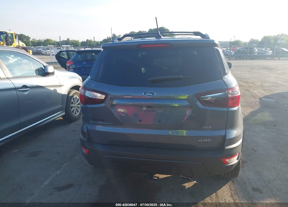 2018 FORD ECOSPORT SES VIN: MAJ6P1CL4JC169526