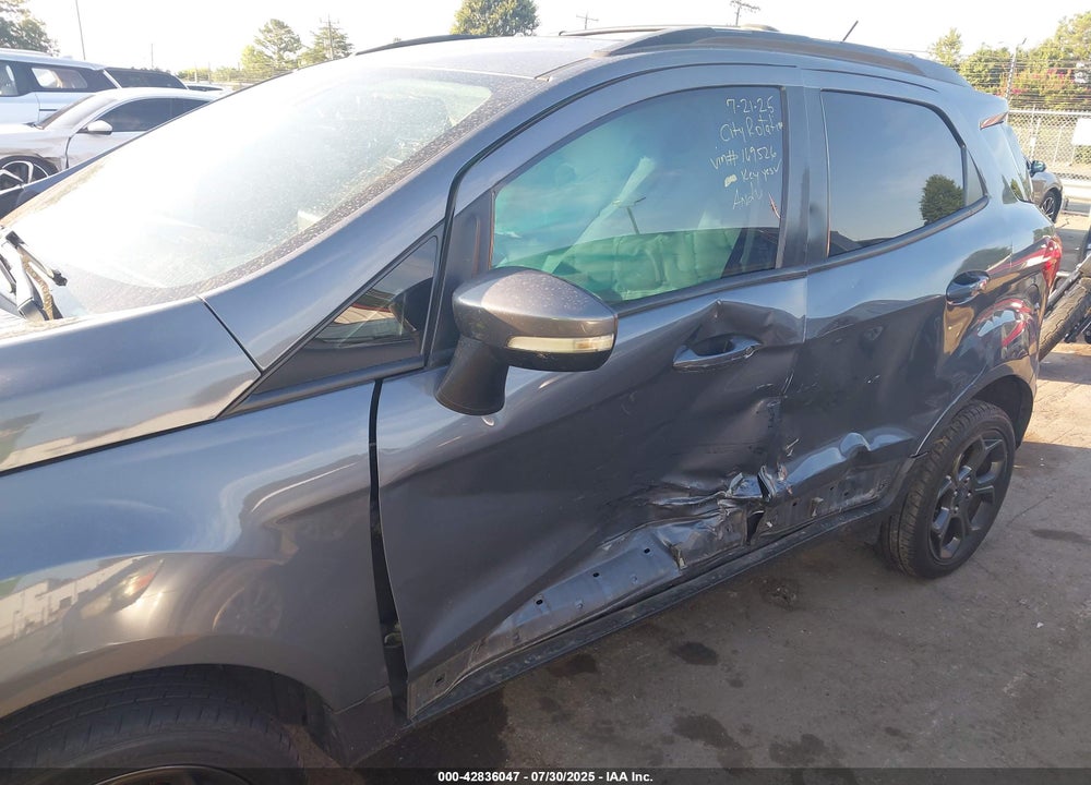 2018 FORD ECOSPORT SES VIN: MAJ6P1CL4JC169526