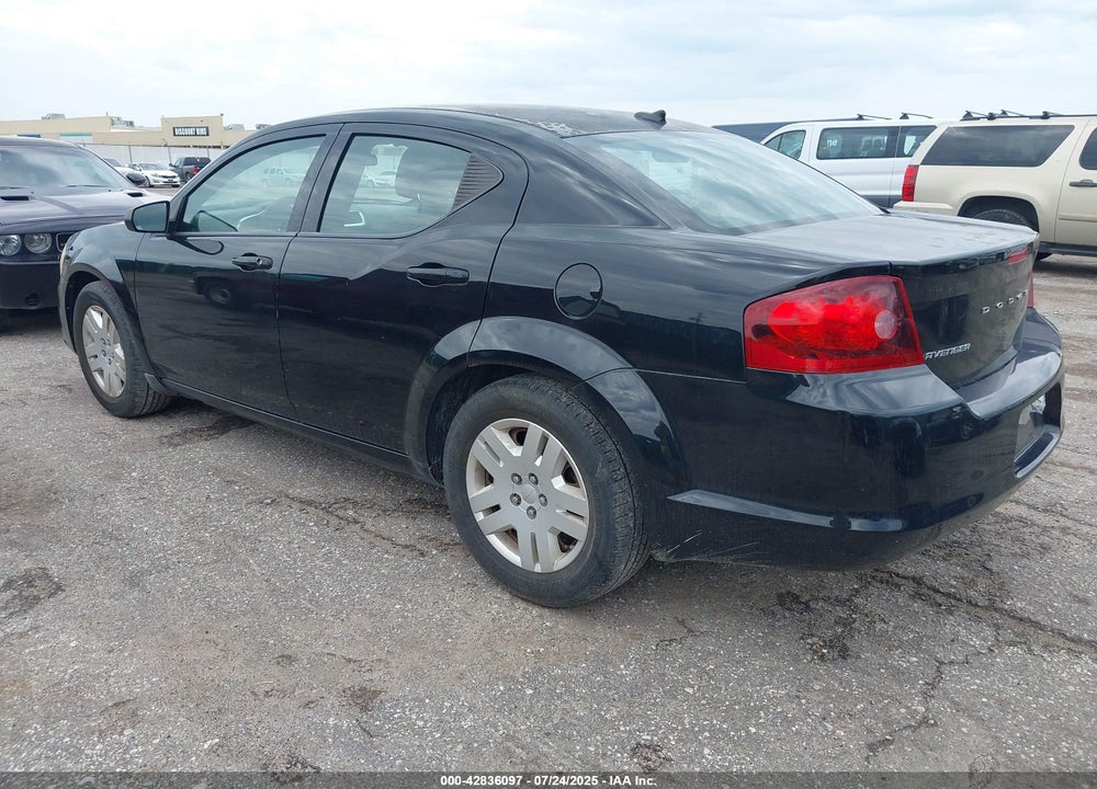 2013 DODGE AVENGER VIN: 1C3CDZABXDN541558