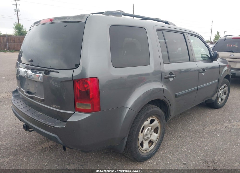 2010 HONDA PILOT VIN: 5FNYF4H25AB006300