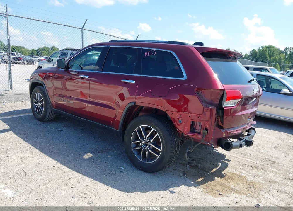 2017 JEEP GRAND CHEROKEE VIN: 1C4RJEBGXHC813092