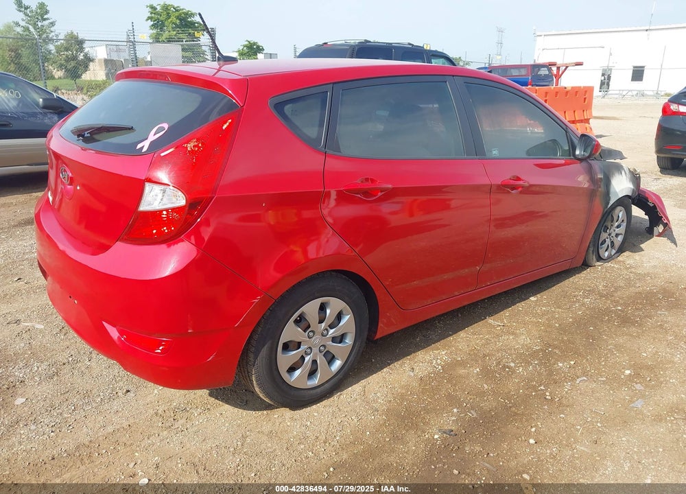 2017 HYUNDAI ACCENT VIN: KMHCT5AE1HU344335