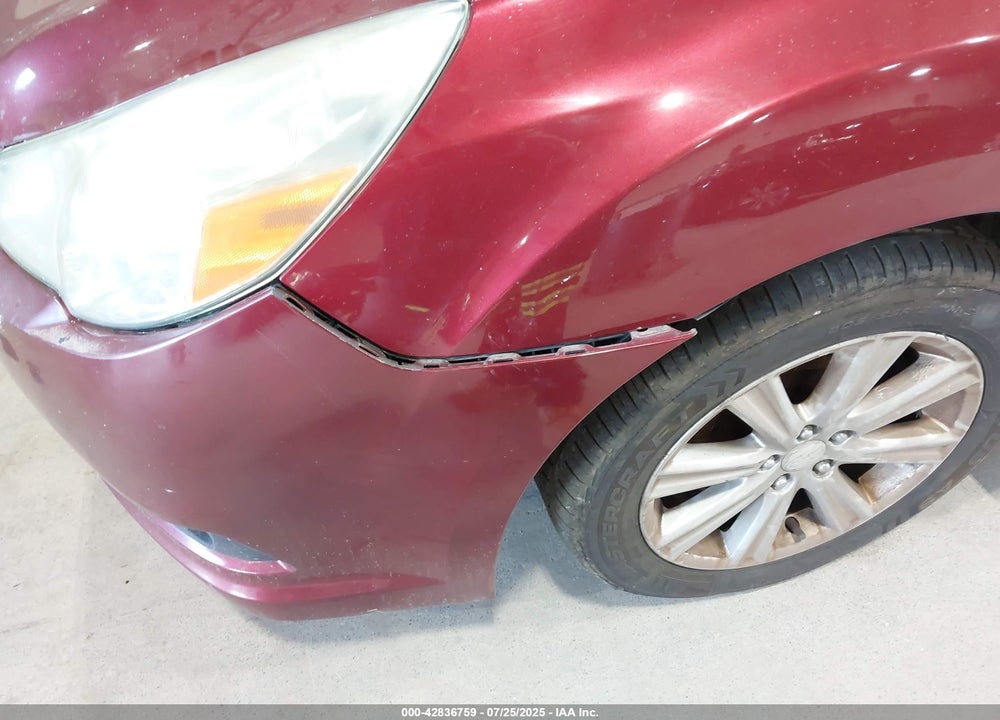 2012 SUBARU LEGACY VIN: 4S3BMBG64C3035873