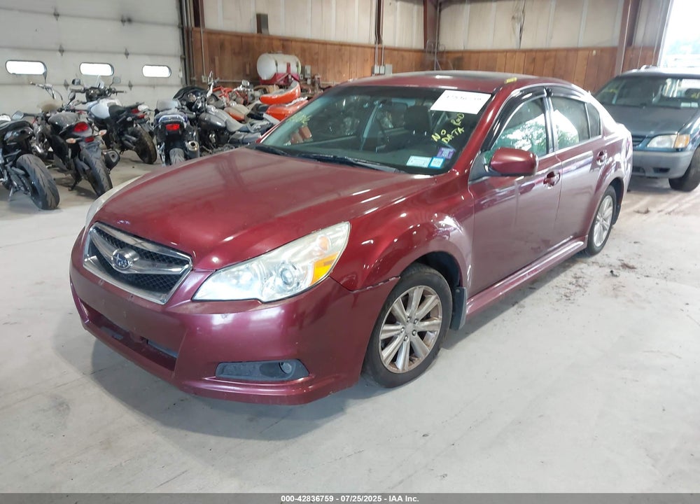 2012 SUBARU LEGACY VIN: 4S3BMBG64C3035873