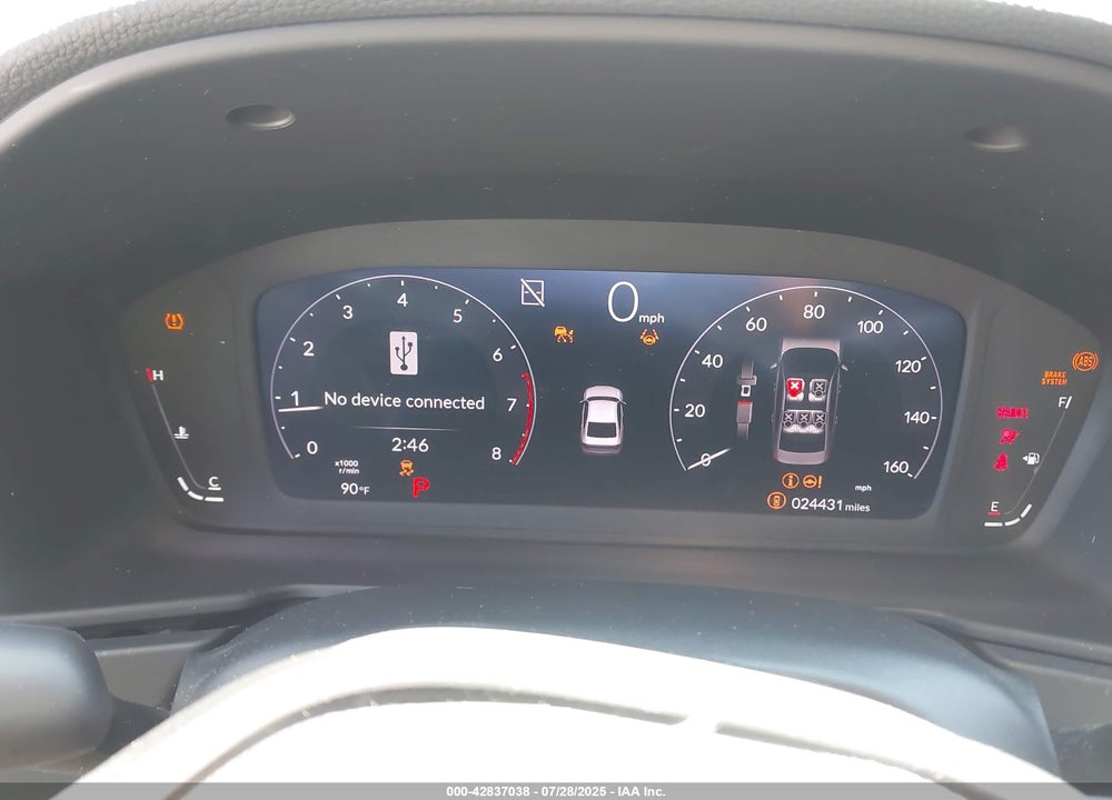 2024 HONDA ACCORD VIN: 1HGCY1F32RA032678