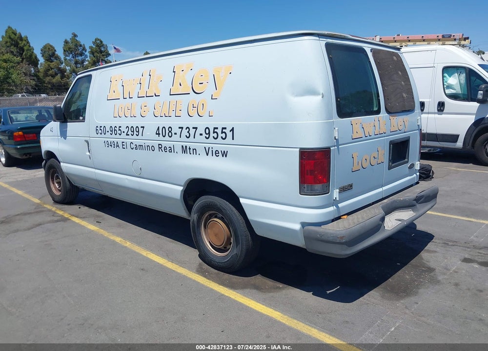 2003 FORD E 150 VIN: 1FTRE14263HA27557