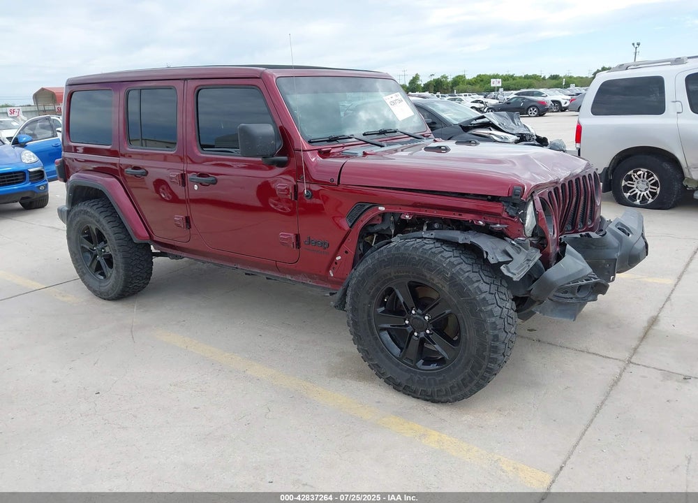 2021 JEEP WRANGLER UNLIMITED SAHARA ALTITUDE 4X4 VIN: 1C4HJXEG7MW703967