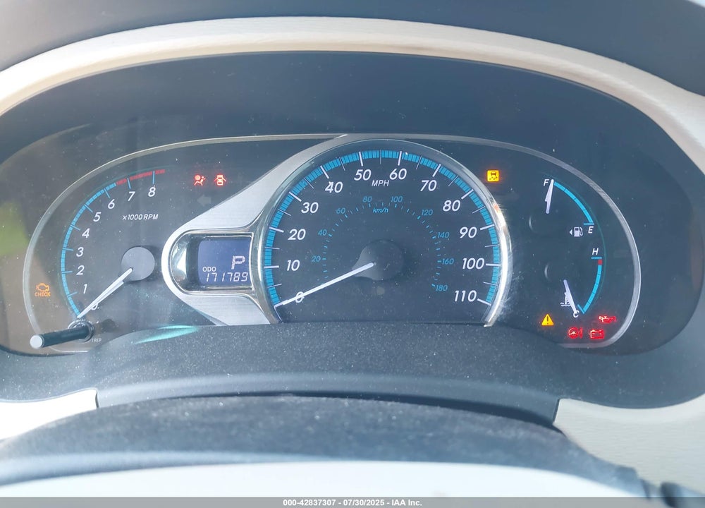 2012 TOYOTA SIENNA XLE 7 PASSENGER VIN: 5TDDK3DC5CS046555