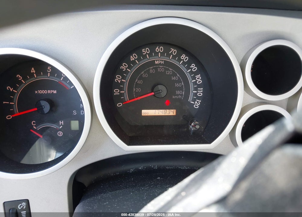 2008 TOYOTA TUNDRA SR5 5.7L V8 VIN: 5TFEV54158X037801