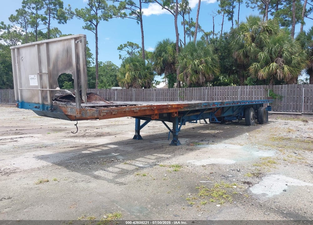 1998 DORSEY TRAILERS FLATBED TRAILER VIN: 1DTP16Z20WG052268