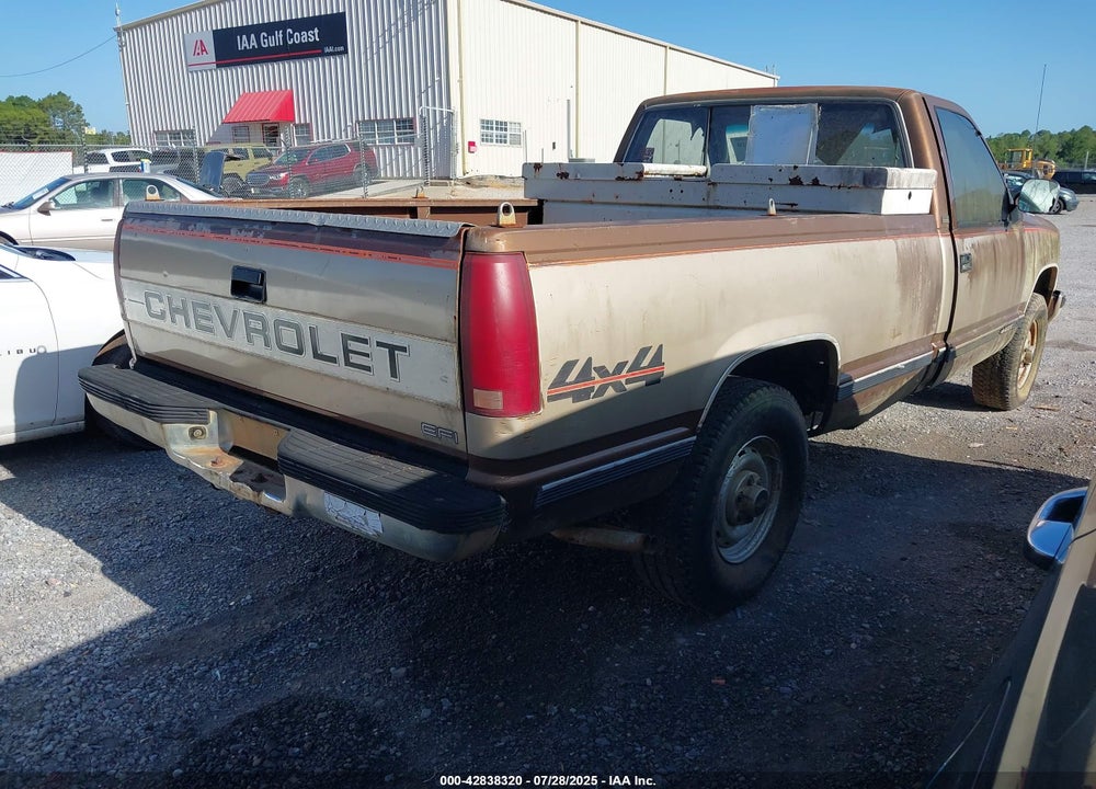 1990 CHEVROLET GMT-400 VIN: 1GCDK14KXLE256635