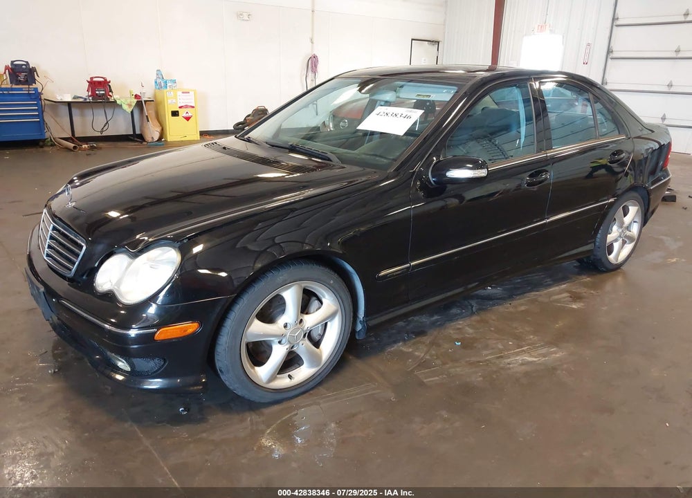 2005 MERCEDES-BENZ C 230 KOMPRESSOR SPORT VIN: WDBRF40J45F606202