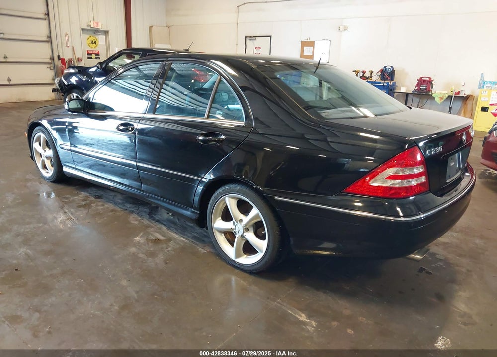2005 MERCEDES-BENZ C 230 KOMPRESSOR SPORT VIN: WDBRF40J45F606202