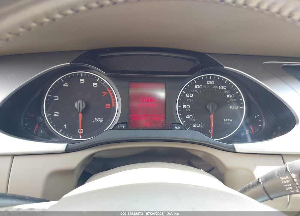 2012 AUDI A4 VIN: WAUBFAFL9CN020167