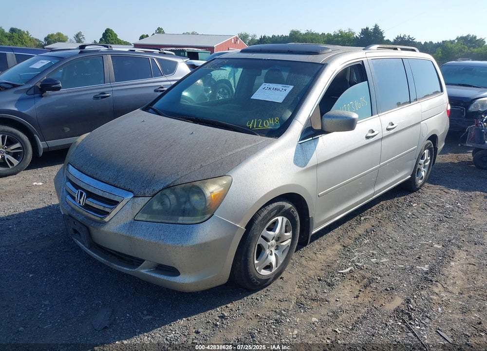 2005 HONDA ODYSSEY EX-L VIN: 5FNRL38625B412048