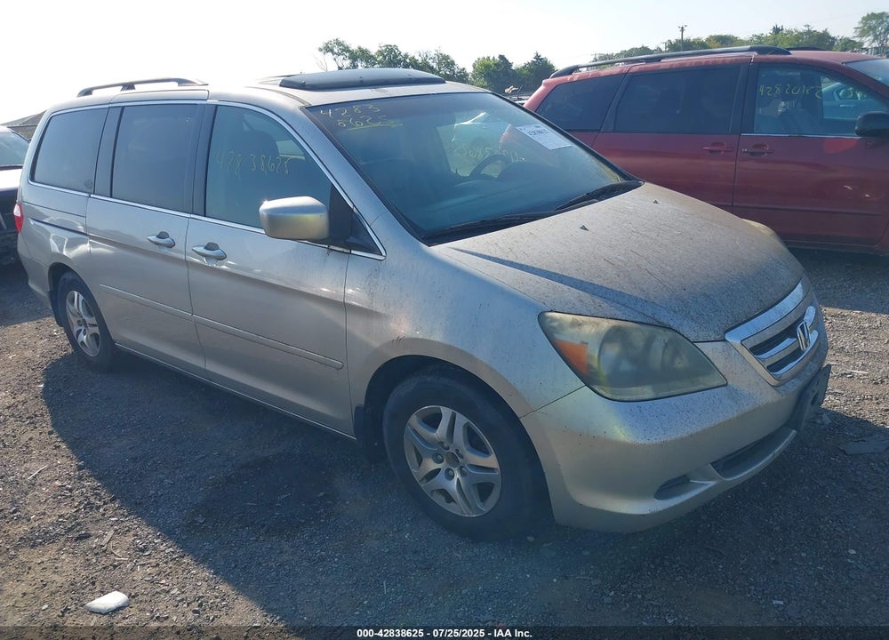 2005 HONDA ODYSSEY EX-L VIN: 5FNRL38625B412048