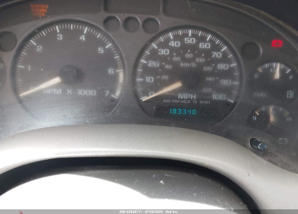 2003 CHEVROLET S-10 VIN: 1GCCS19H938132072