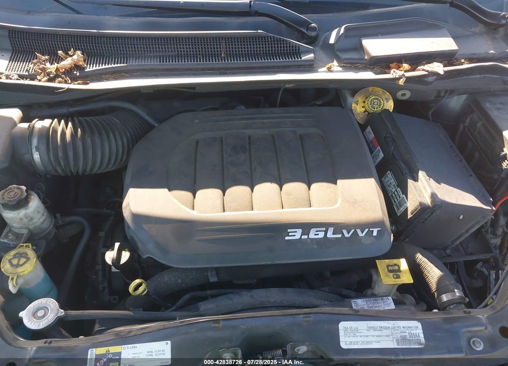 2016 DODGE GRAND CARAVAN VIN: 2C4RDGCG4GR383437