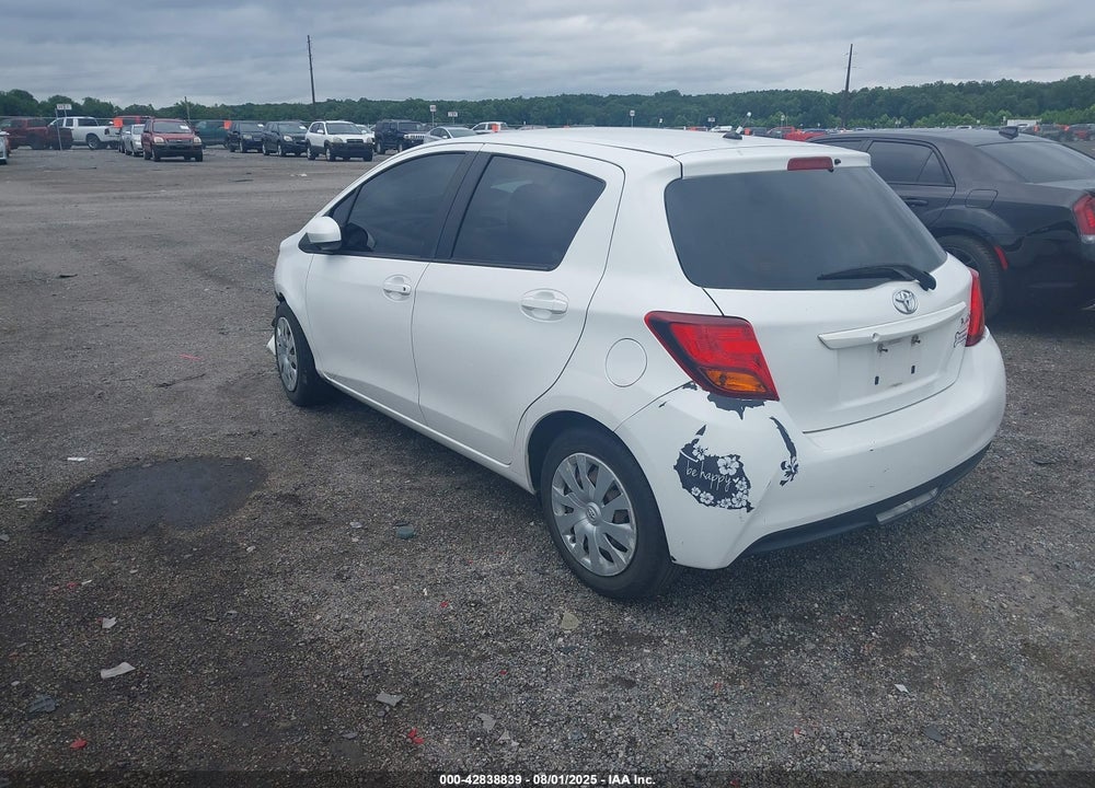 2016 TOYOTA YARIS VIN: VNKKTUD36GA062283