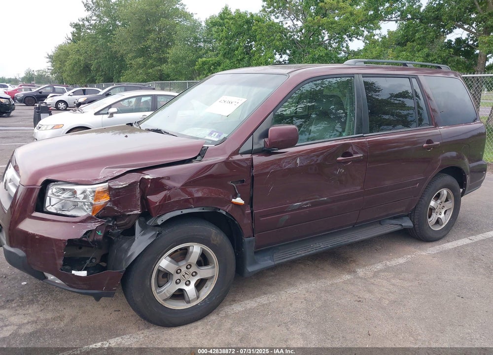 2007 HONDA PILOT EX-L VIN: 2HKYF18737H534888