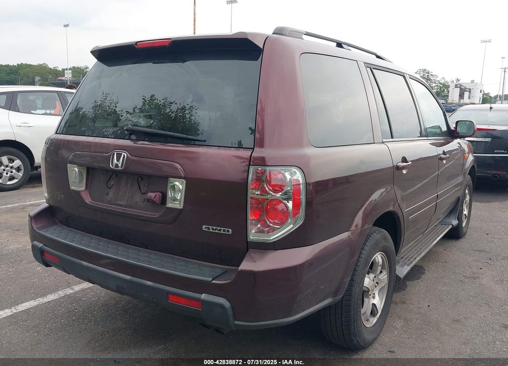 2007 HONDA PILOT EX-L VIN: 2HKYF18737H534888